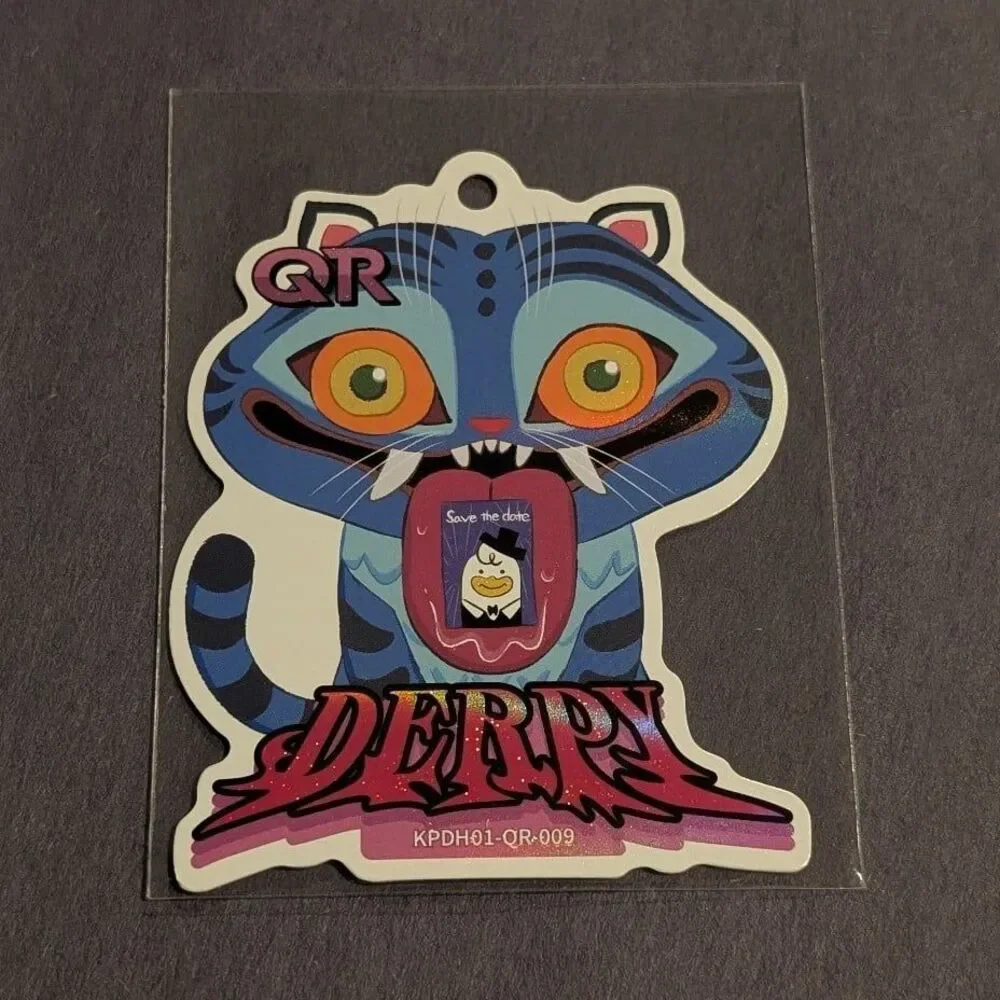 Kayou K-Pop Demon Hunters Derpy Tiger QR Card KPDH01-QR-009